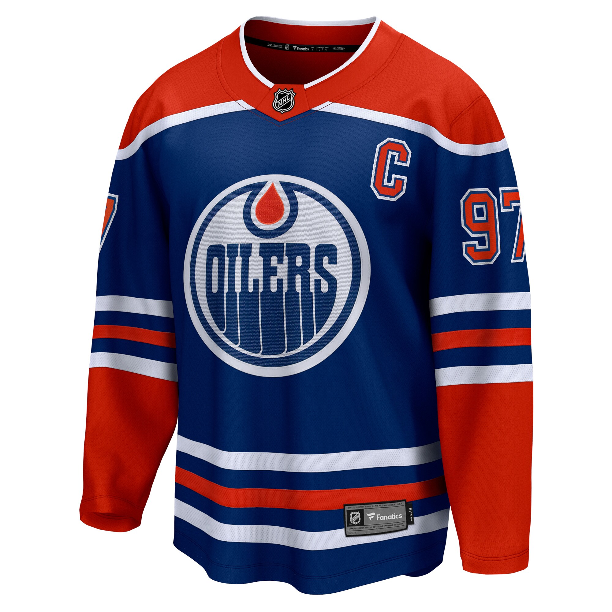 Connor McDavid Edmonton Oilers Fanatics Home Premier Breakaway Player Jersey – Royal