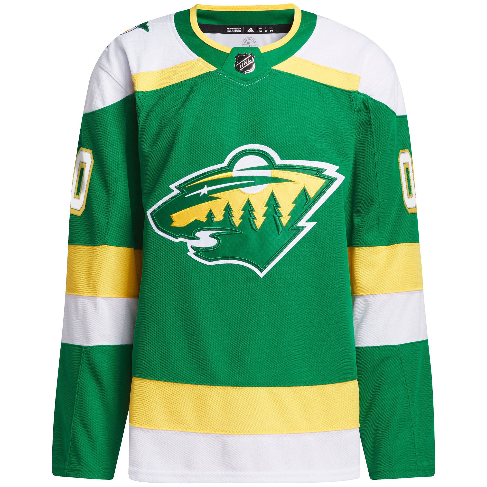 Minnesota Wild adidas  Alternate 2023/24 Primegreen Authentic Custom Jersey – Green