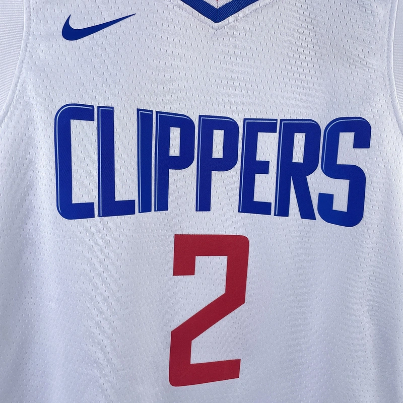 2023 NBA LA Clippers KIDS 2 LEONARD Basketball Jersey