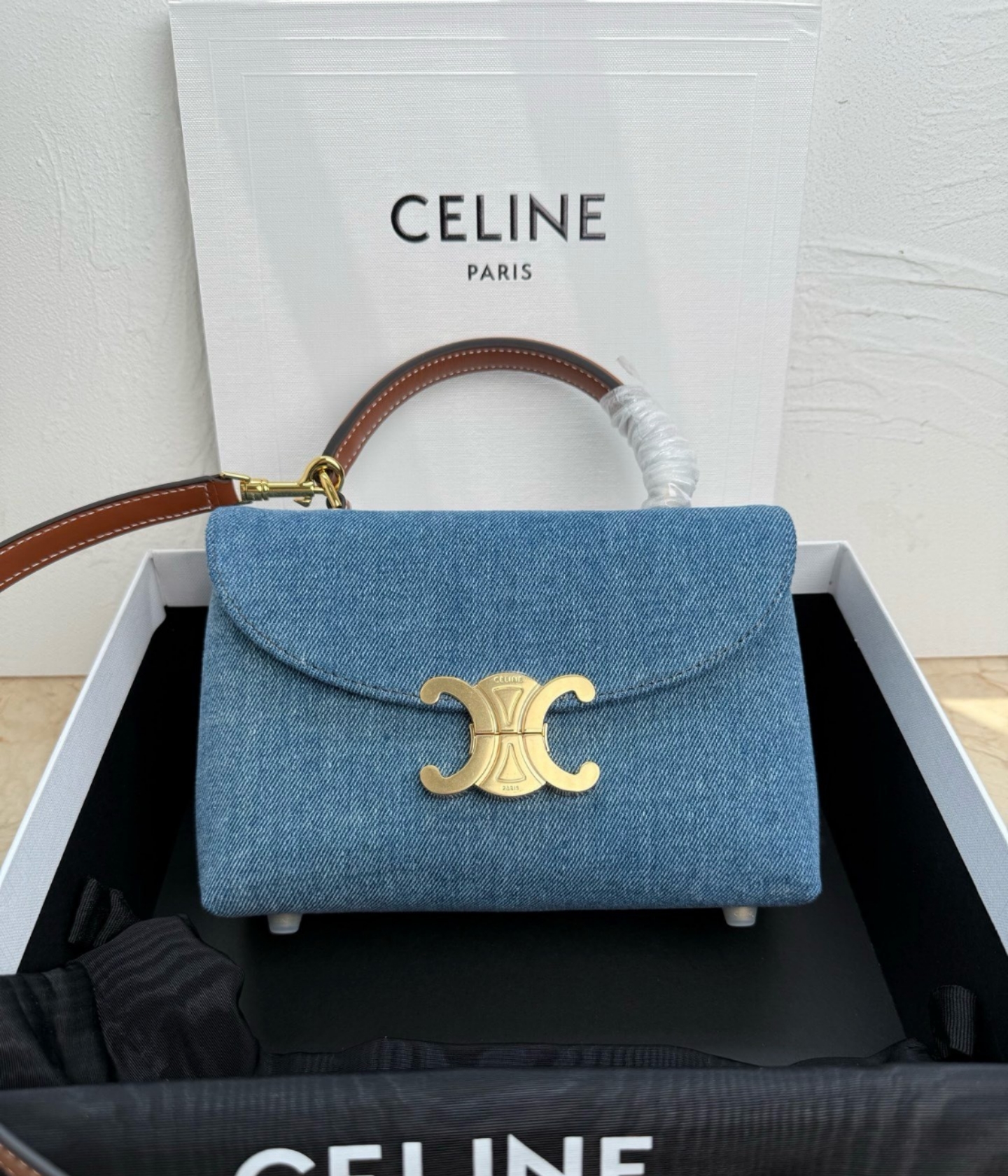 CELINE TEEN NINO Denim Bag