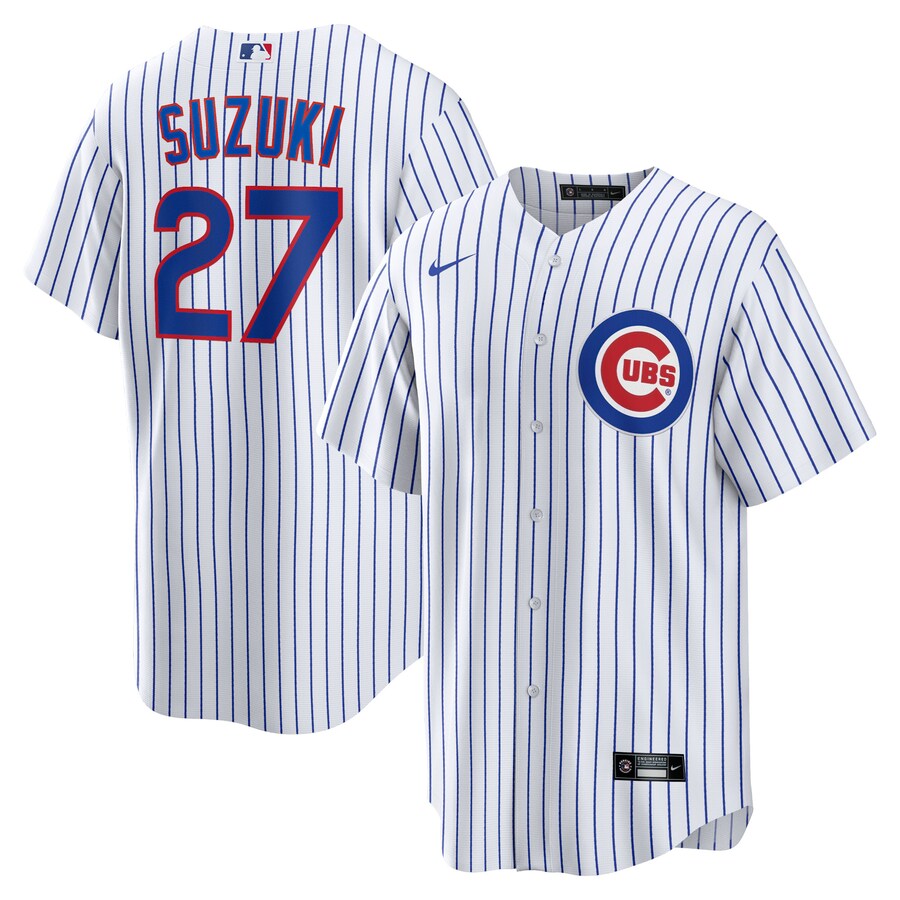 Seiya Suzuki Chicago Cubs Home Jersey White