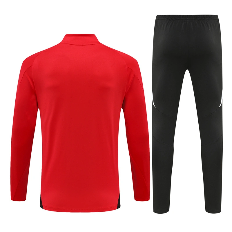 2024-25 Manchester United Red Long Sleeve Training Suit
