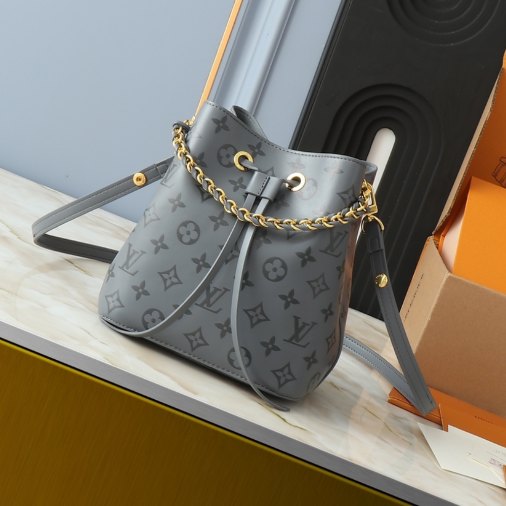 Louis Vuitton Néonoé Bb Bag Grey 20Cm