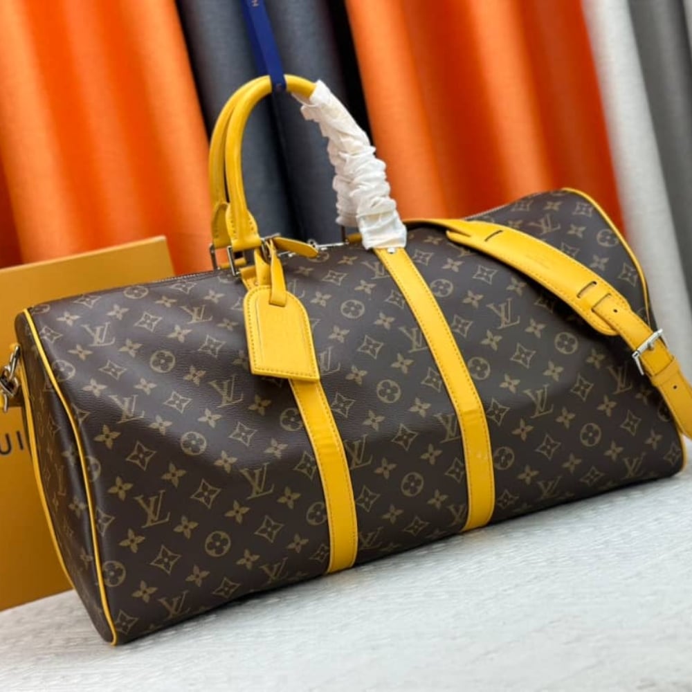 Louis Vuitton Keepall Bandoulière 50 Yellow 50cm M46771