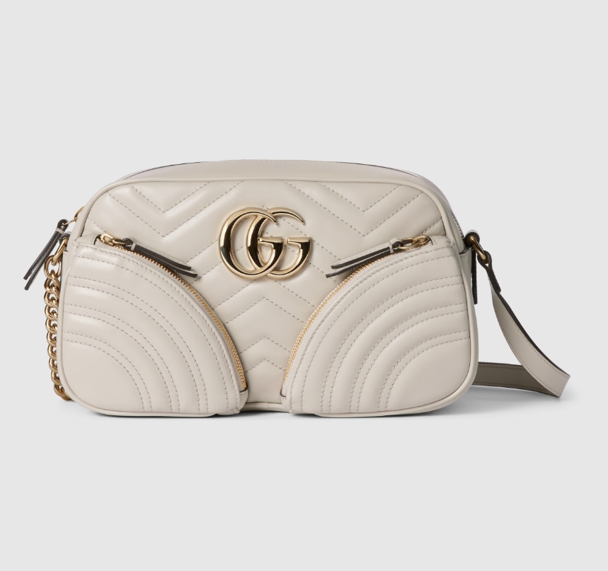GG MARMONT SMALL SHOULDER BAG-White-798715
