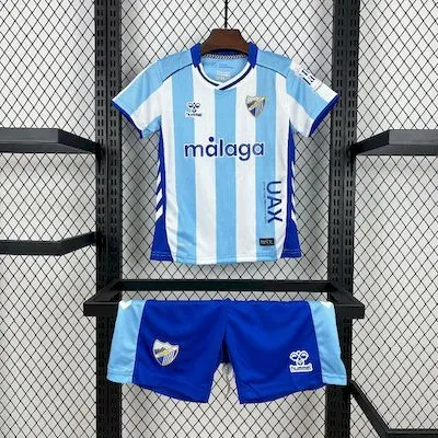 2025-26 Malaga Home Kids Football jersey