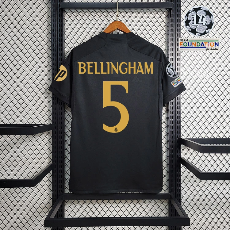 2023-24 Real Madrid Third away VALVERDE MODRIC VINI JR.  BELLINGHAM CARVAJAL Football jersey