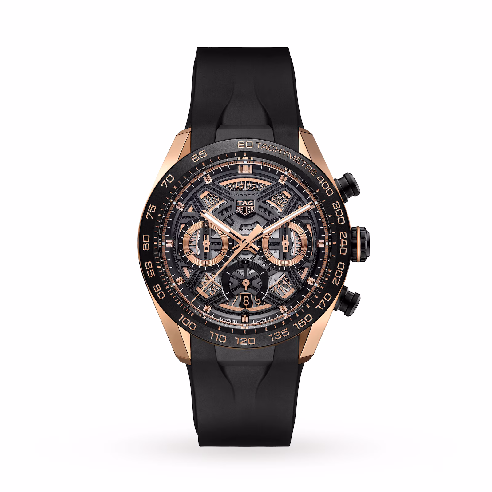 TAG Heuer Carrera Chronograph Extreme Sport 44mm Mens Watch Gold CBU2050.FT6273
