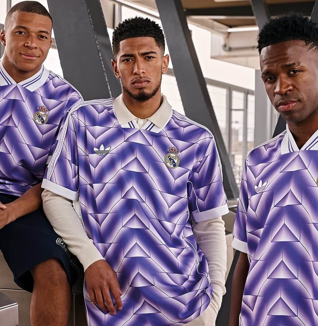 Real Madrid Lifestyler Purple Jersey Player Version