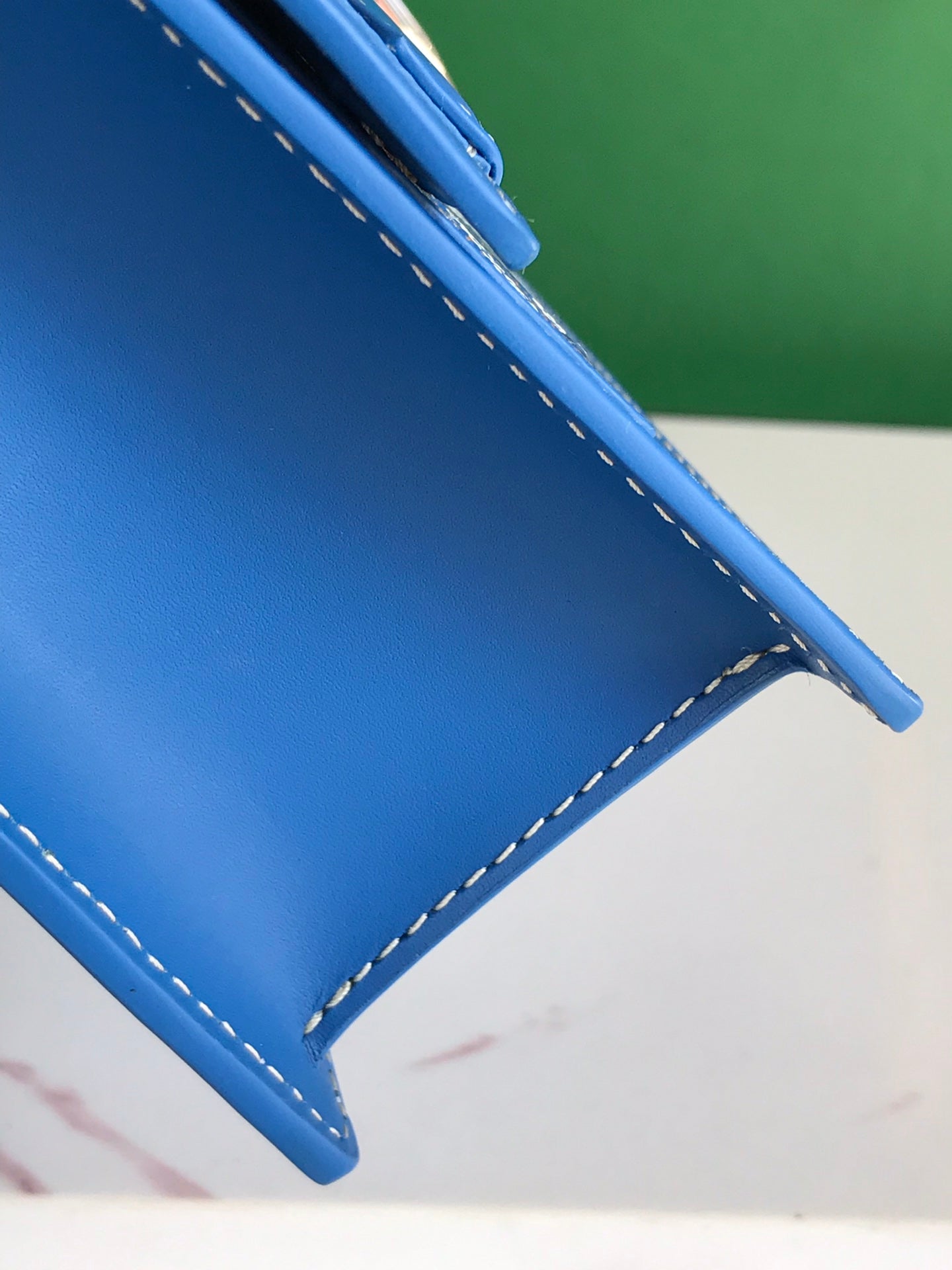 Goyard Duchesse Marie-Caroline Bag 25cm Sapphire Blue Goyardine Canvas And Smooth Calfskin