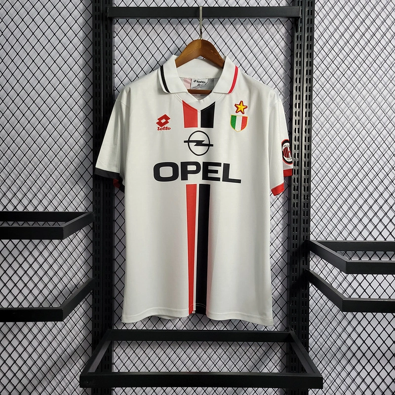 Retro 1996-97 AC Milan away BAGGIO BARESI VIEIRA ALBERRTINI Football jersey