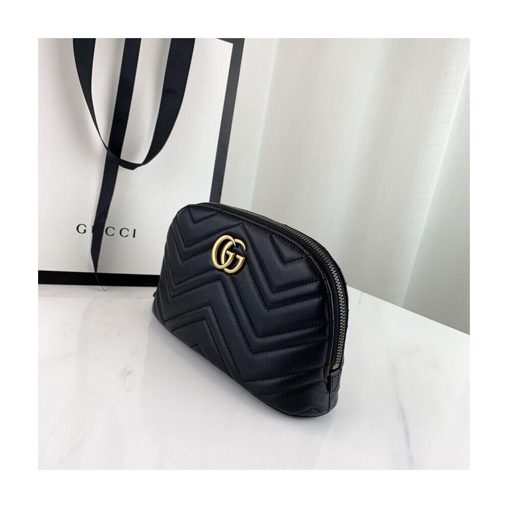 Gucci GG Marmont Cosmetic Case Black