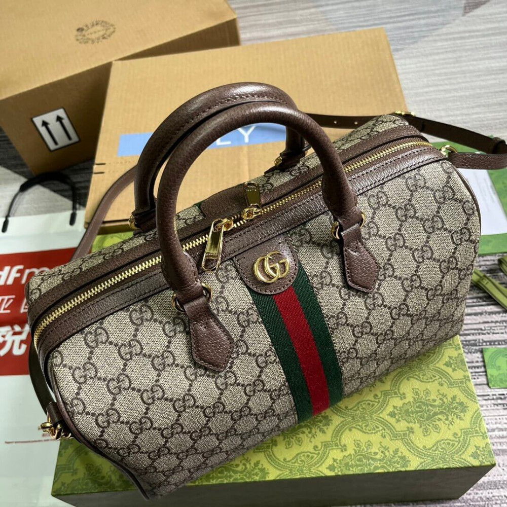 Gucci Ophidia GG Medium Top Handle Bag