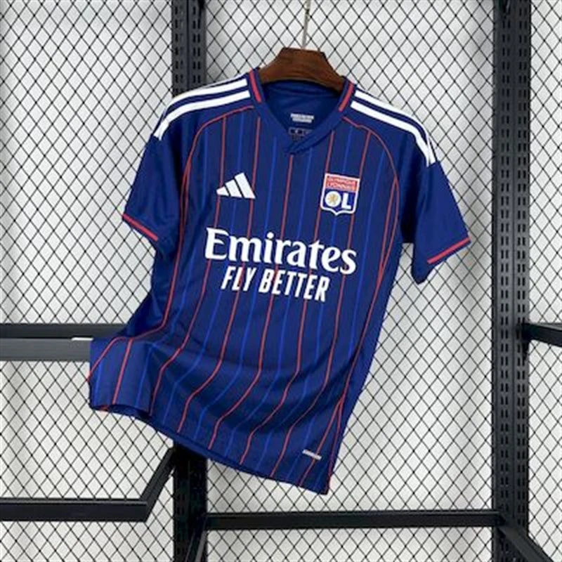 2025-26 Lyon Olympique Lyonnais away Football jersey