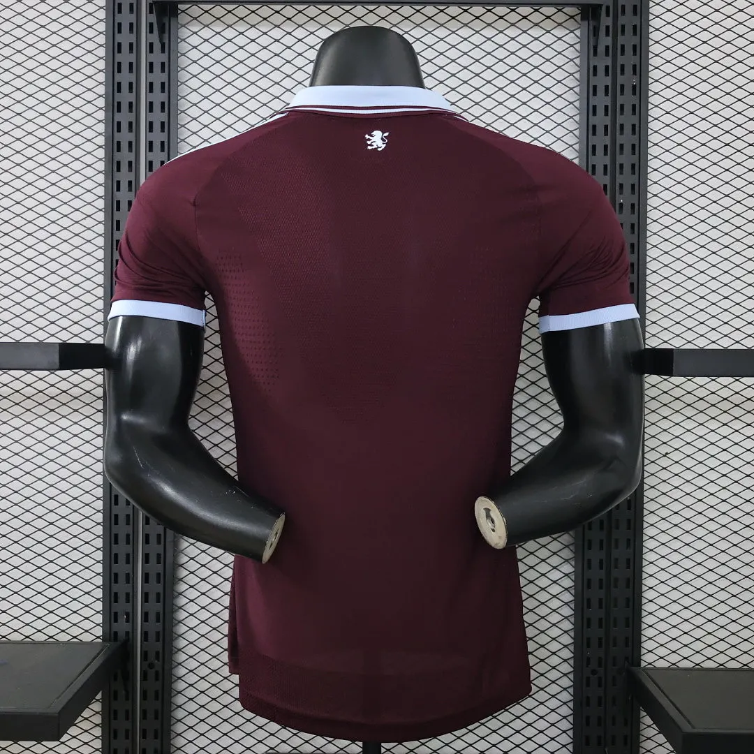 2026/27 Premier League Aston Villa Team Home Football Jersey Player Version - JerseyFun
