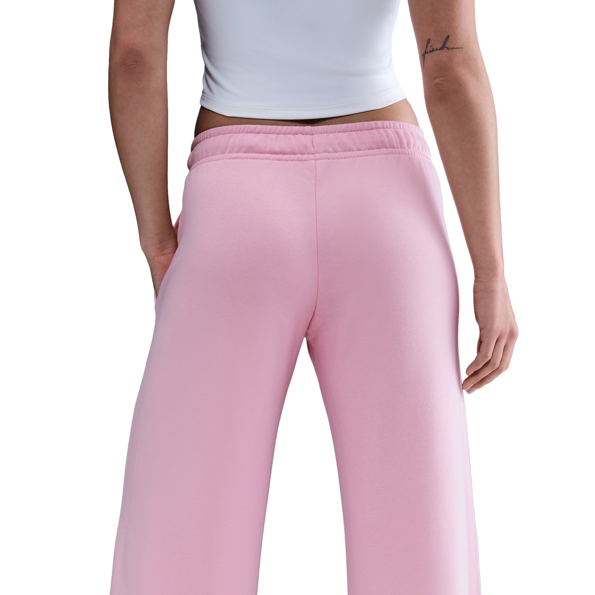 Nike NSW Club Fleece Mid Rise Pants Wide