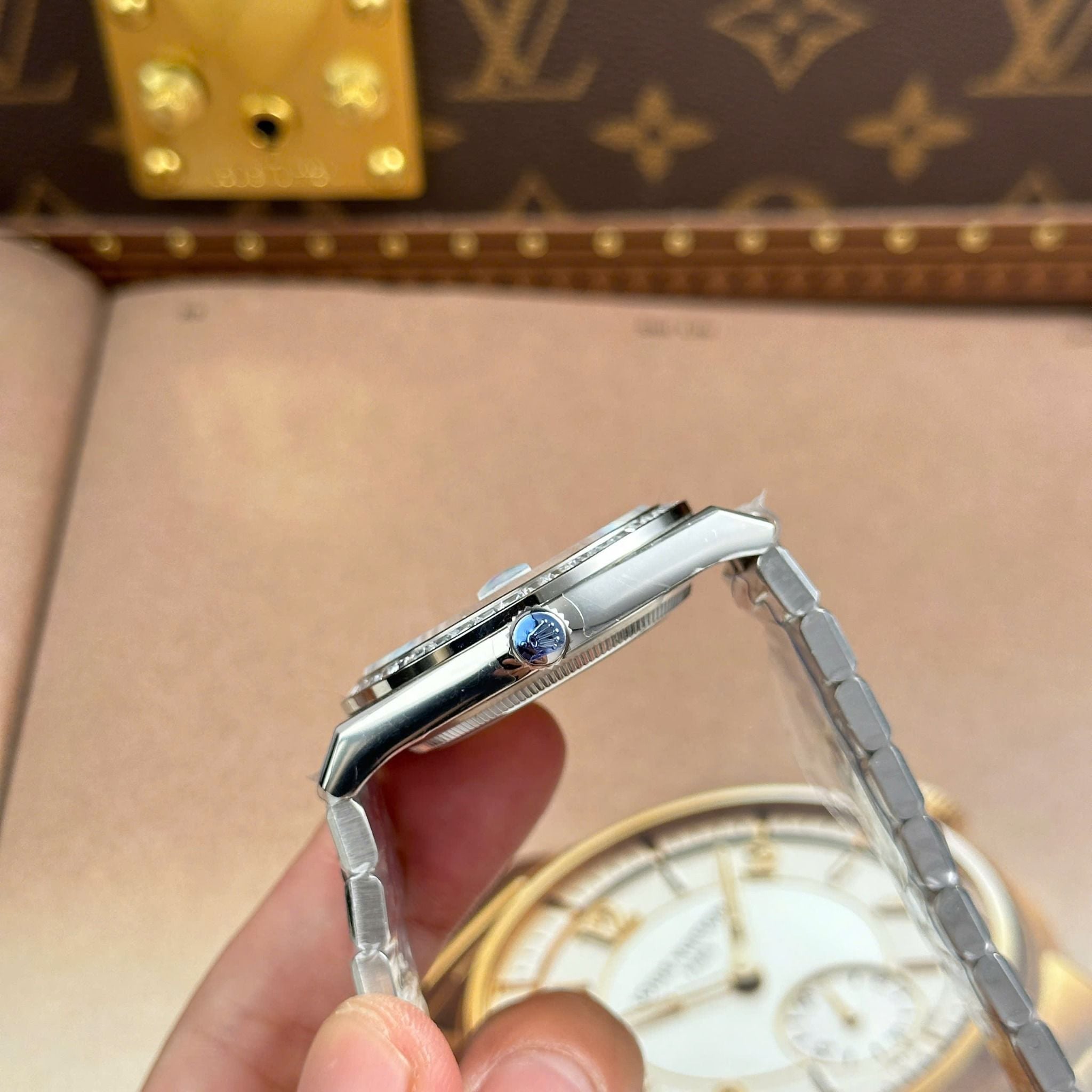 [Superclone] Rolex Land-Dweller 36mm Blue Dial Diamond Bezel Jubilee 127286TBR