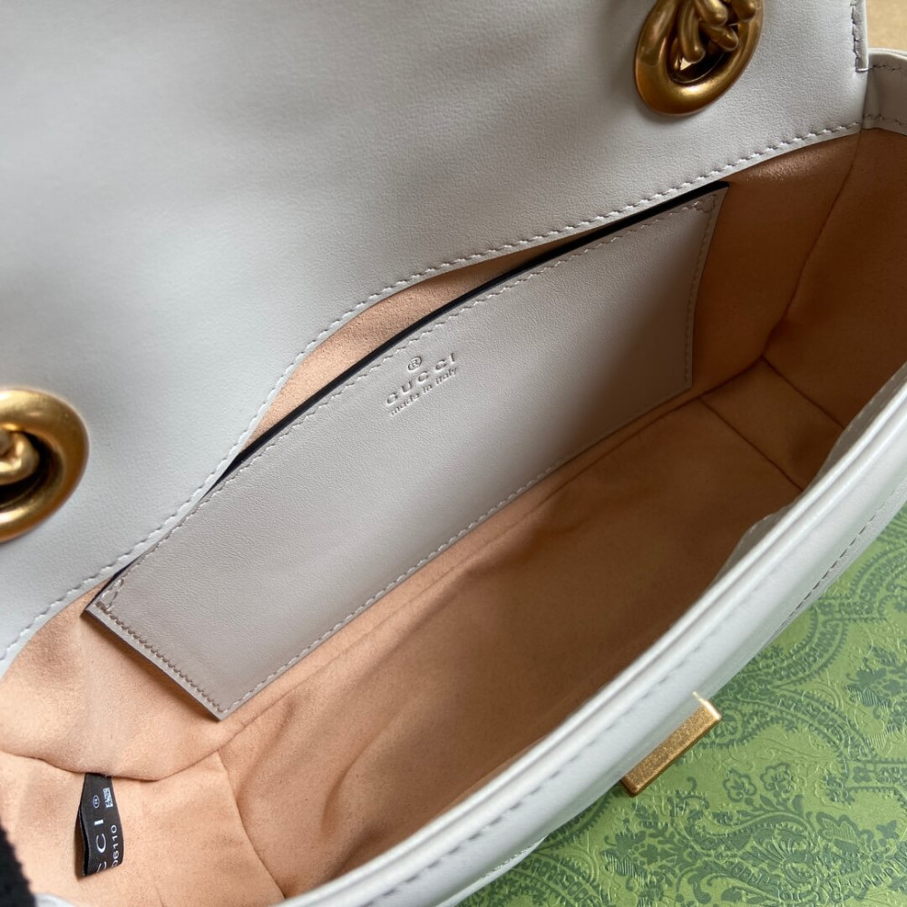 Gucci GG Marmont Matelasse Mini Bag Light Grey