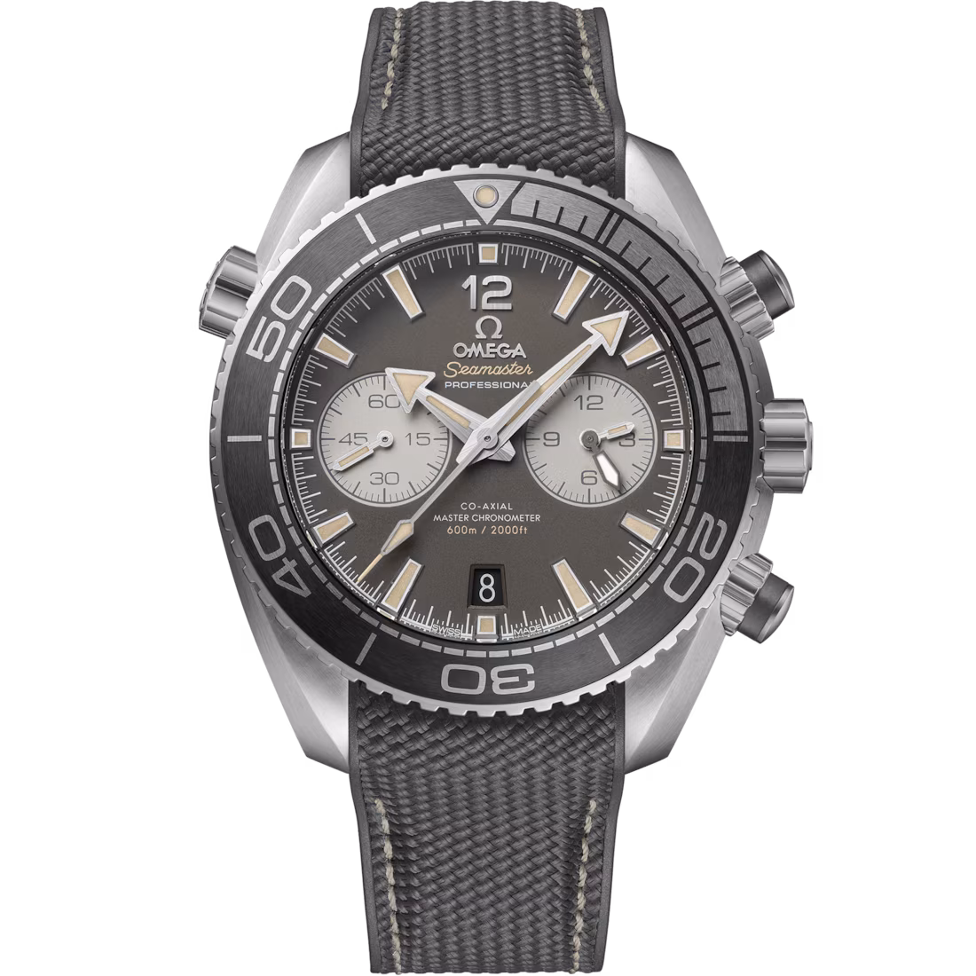 Omega Seamaster Planet Ocean 600M 45.5mm Grey Dial Stainless Steel Strap 215.32.46.51.01.004