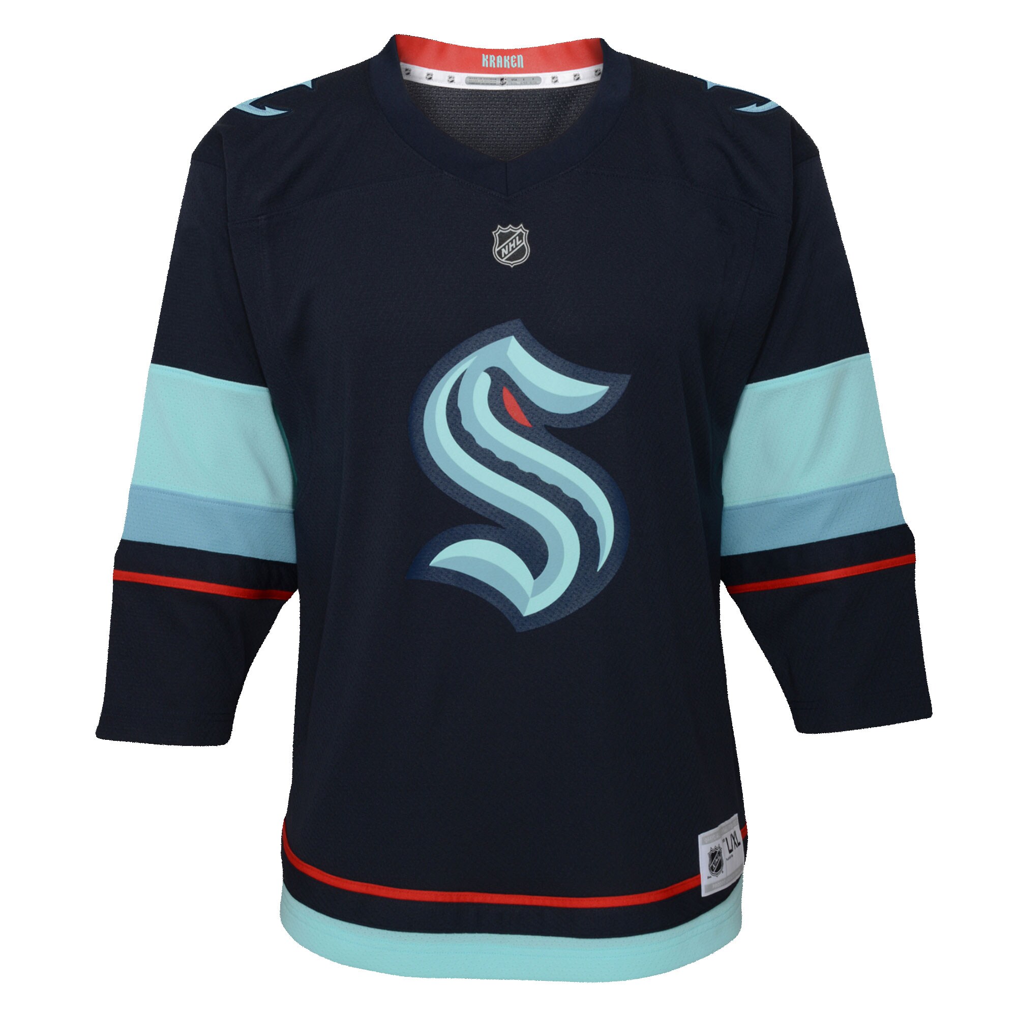 Philipp Grubauer Seattle Kraken Infant Home Replica Player Jersey – Deep Sea Blue