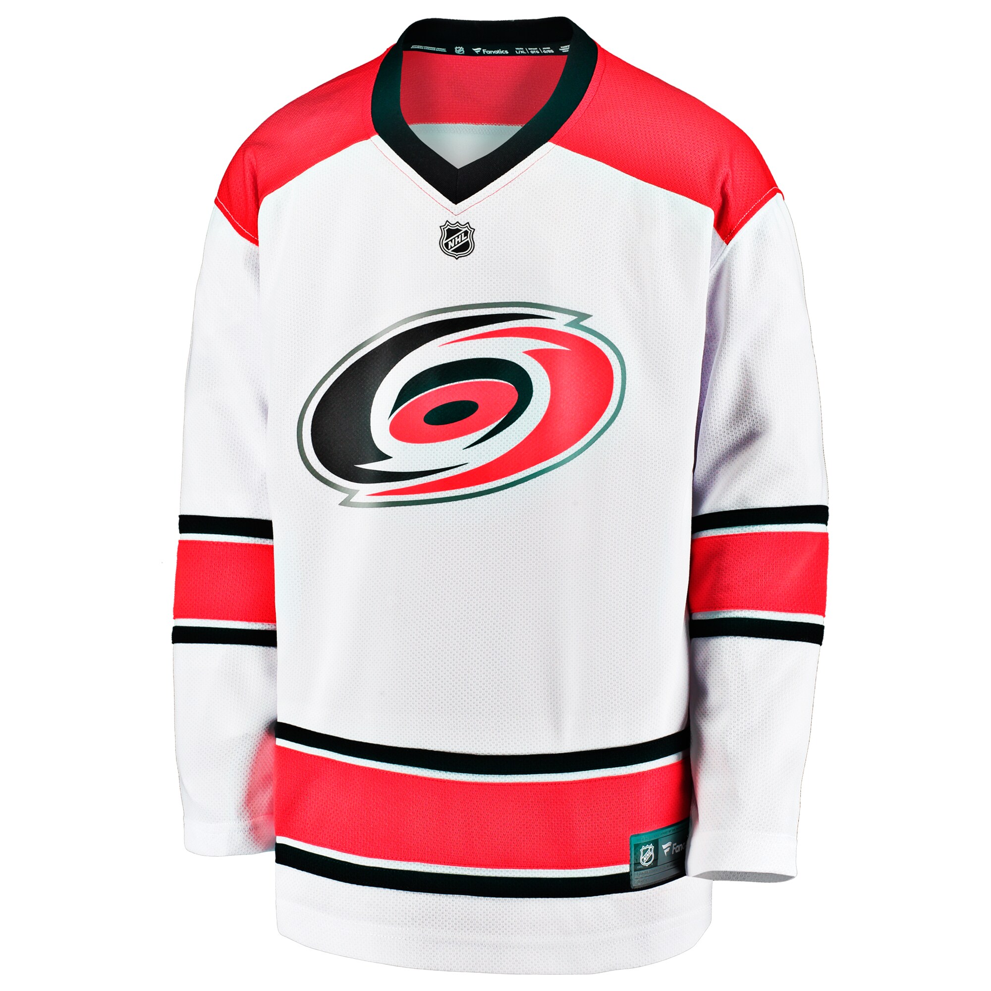 Carolina Hurricanes Fanatics Youth Replica Away Jersey – White