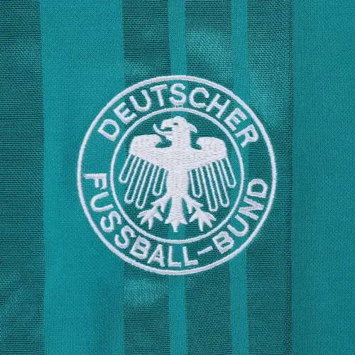 Völler #9 Retro Germany Away Football Jersey Euro Cup 1992