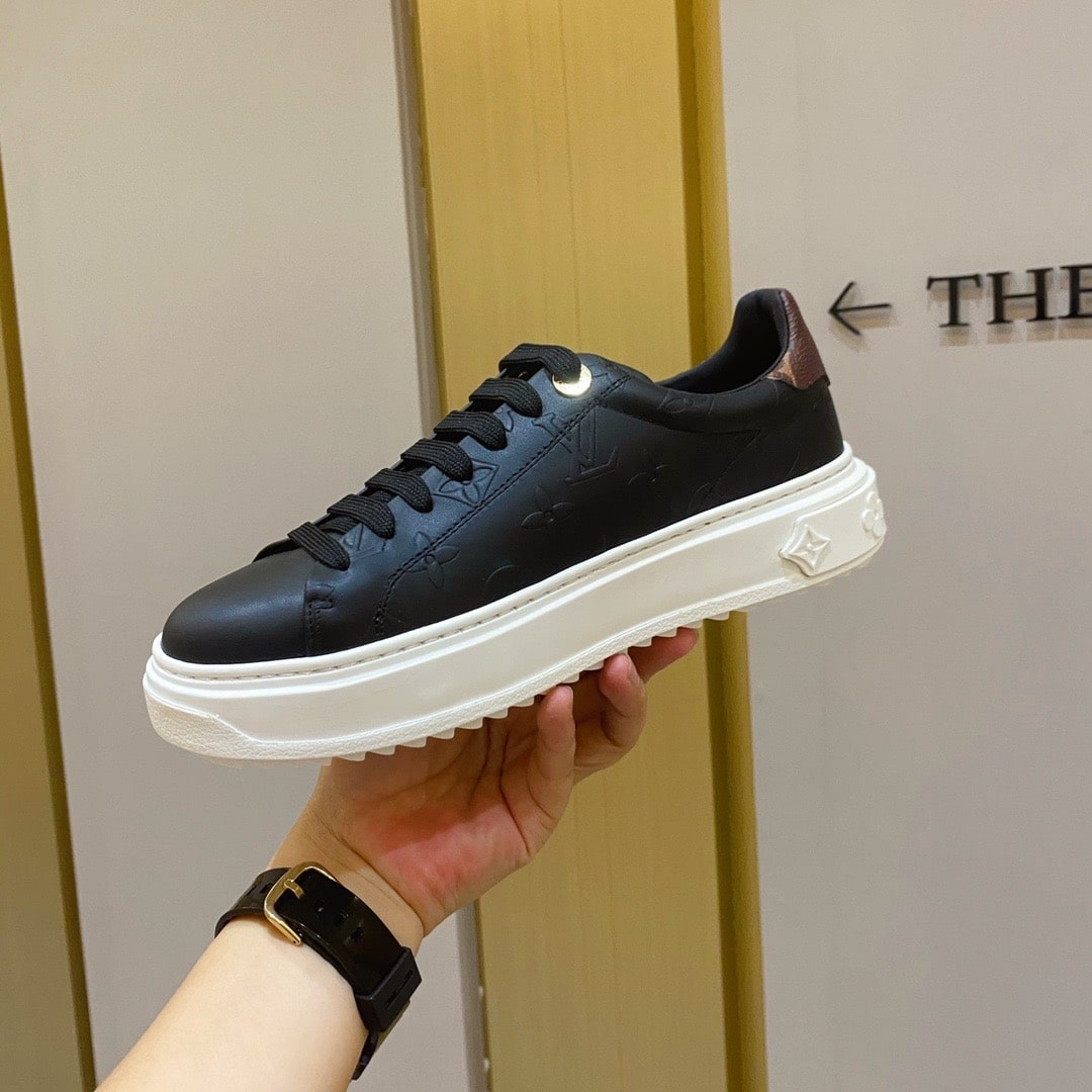 Louis Vuitton Time Out Sneaker Monogram Black