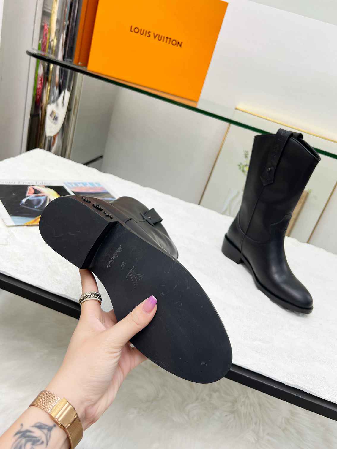 Louis Vuitton Lv Rider Boots Black 1Ad7Ht