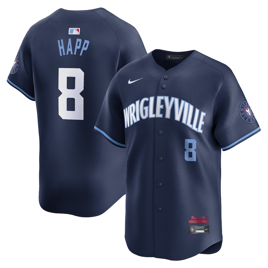 Ian Happ Chicago Cubs City Connect Limited Player Jersey Navy