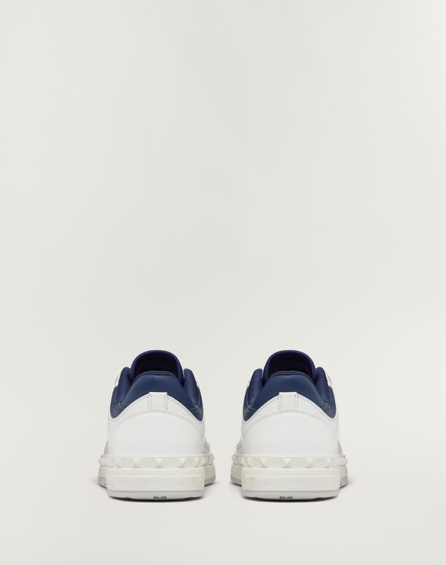 VALENTINO FREEDOTS LOW-TOP SNEAKER IN CALFSKIN