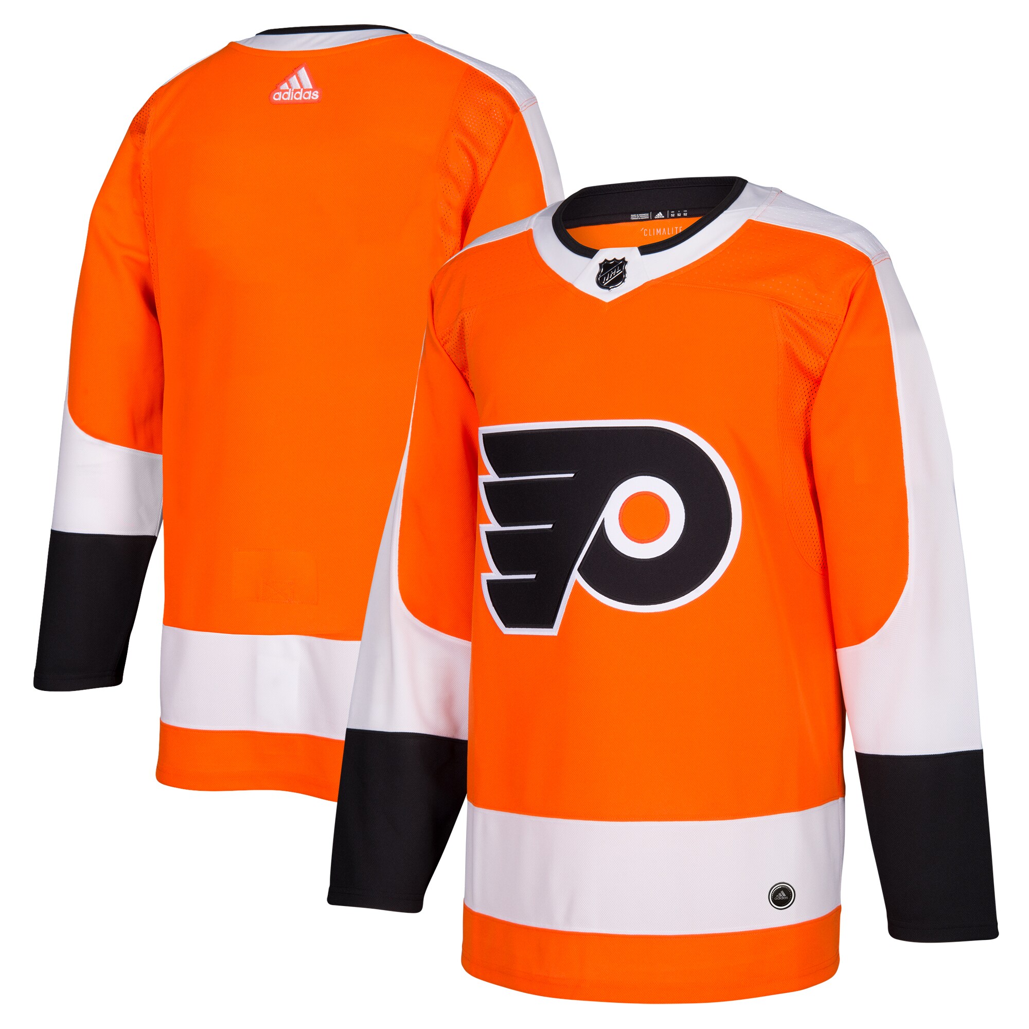 Philadelphia Flyers adidas Home Authentic Blank Jersey – Orange