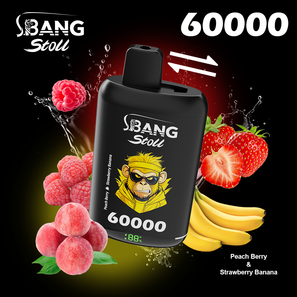 Bang Stoll 60K Puffs 2-in-1 Prefilled Vape | Dual Flavor, Rechargeable