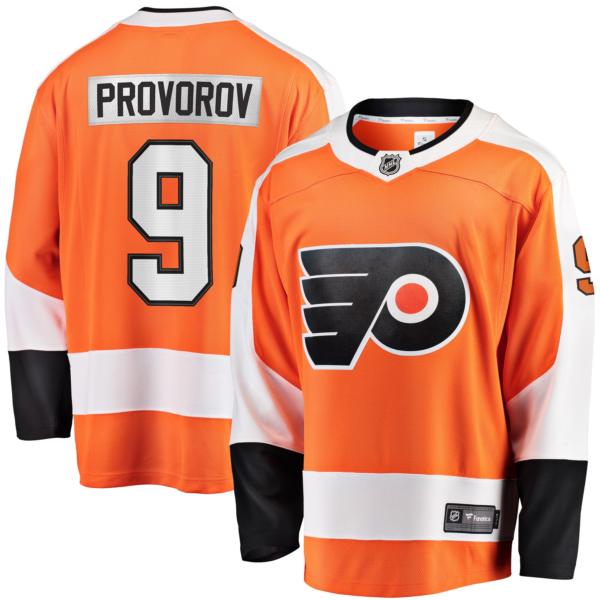 Ivan Provorov Philadelphia Flyers Fanatics Home Breakaway Jersey – Orange