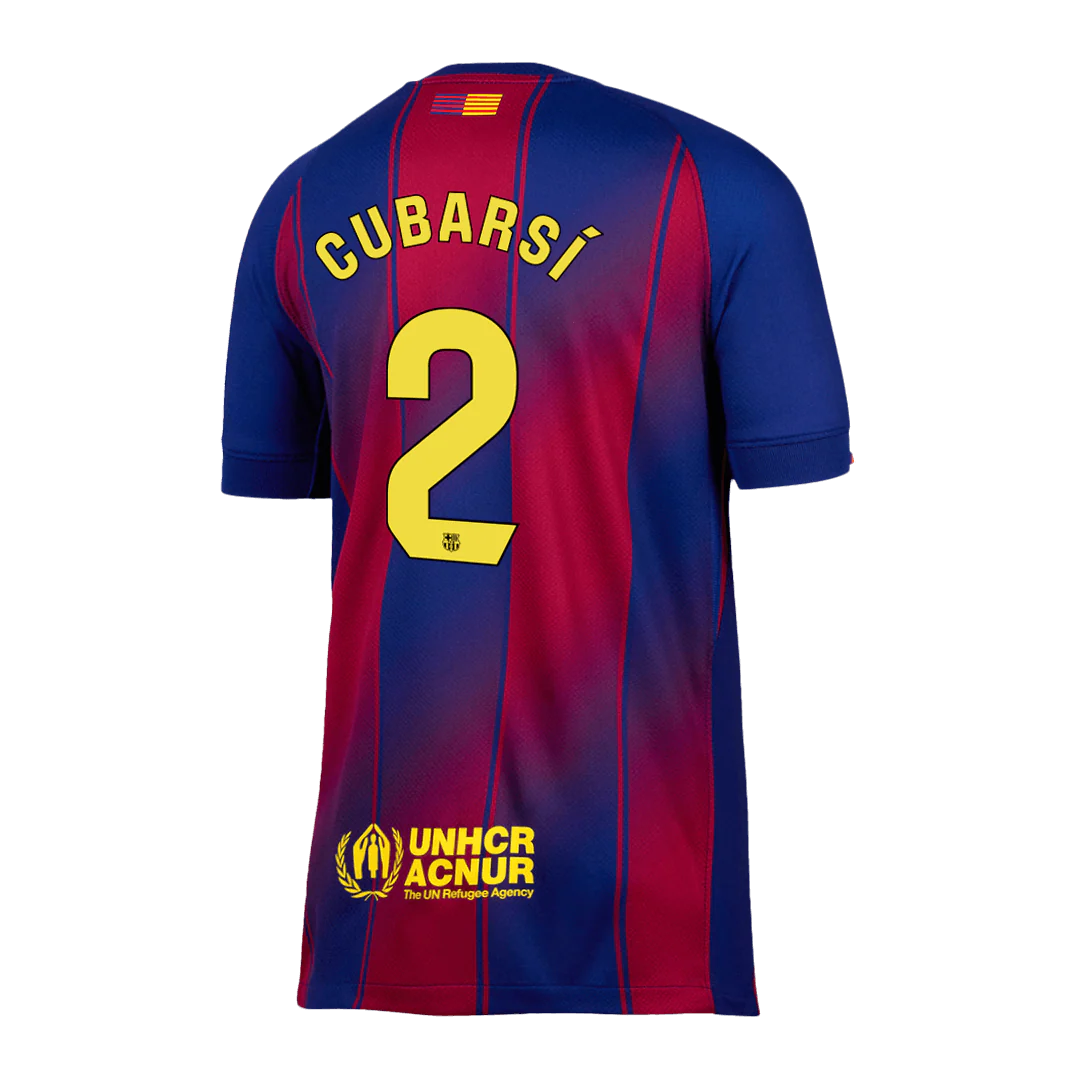 CUBARSÍ #2 Barcelona Home Soccer Jersey 2025/26