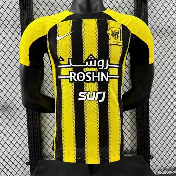 Player 2024-25 Jeddah United Al-Ittihad Home Football jersey Al Ittihad