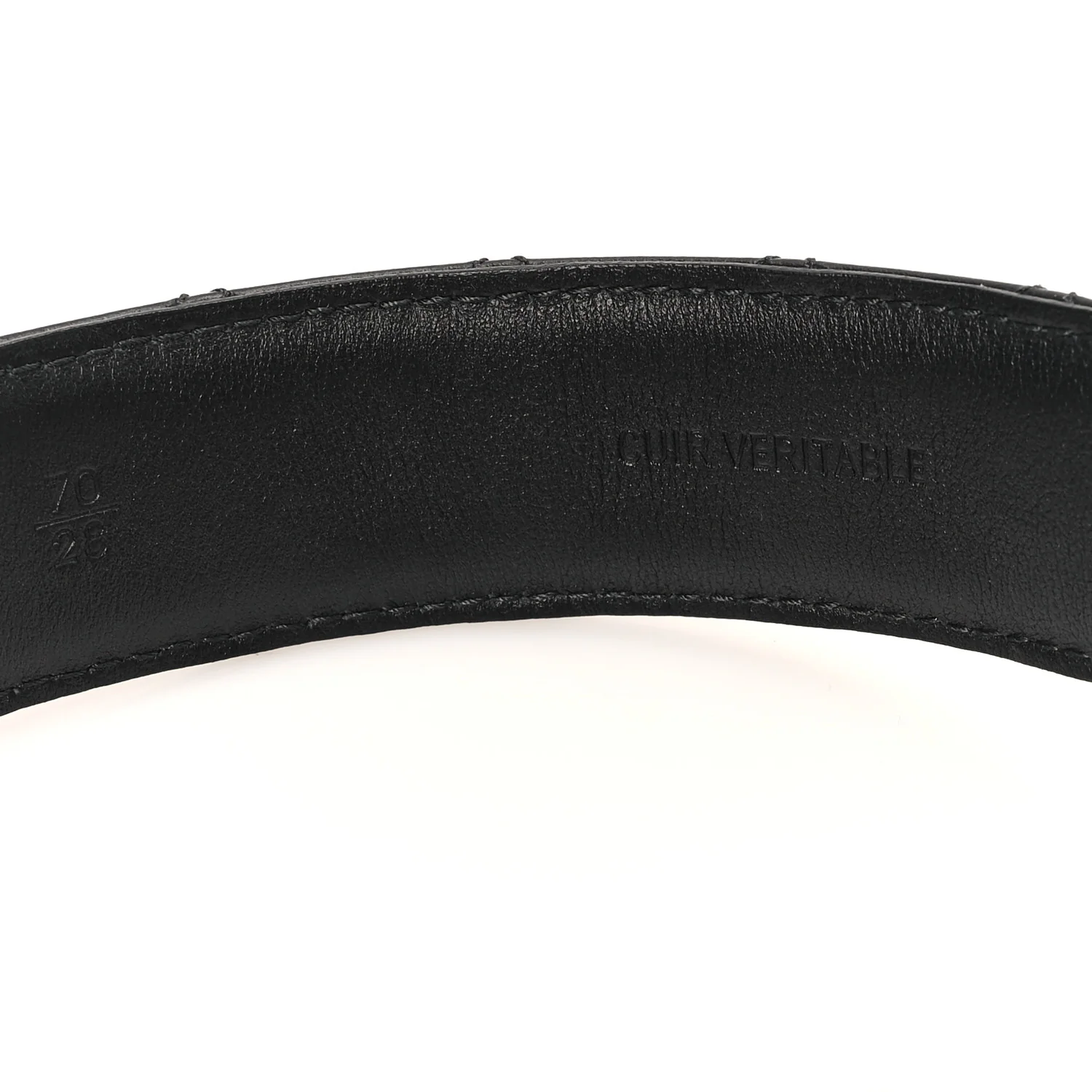 Calfskin Quilted CC Chain Belt 70 28 Black