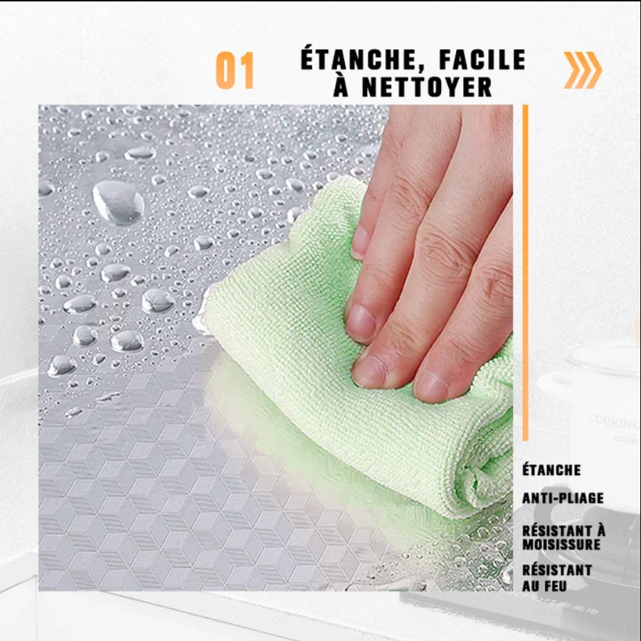 Autocollants Anti-Huile pour Cuisine