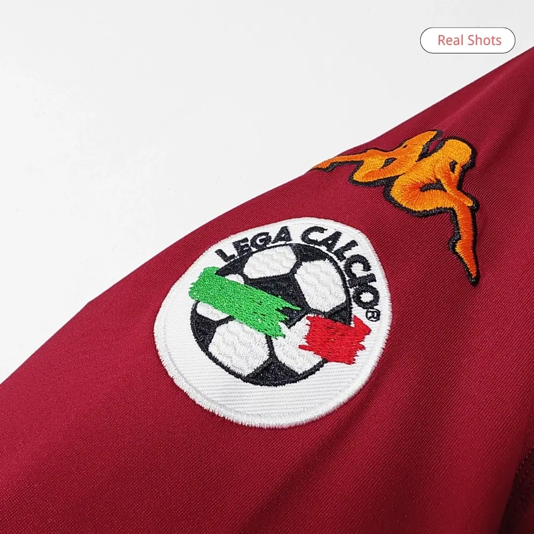 Roma 2000/01 Home Retro Soccer Long Sleeve Jersey
