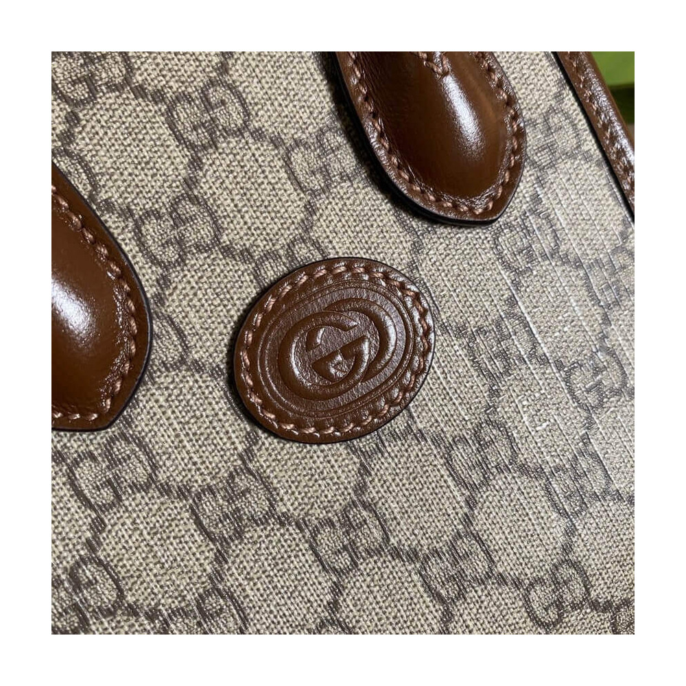 Gucci Mini Tote Bag with Interlocking G in GG Supreme