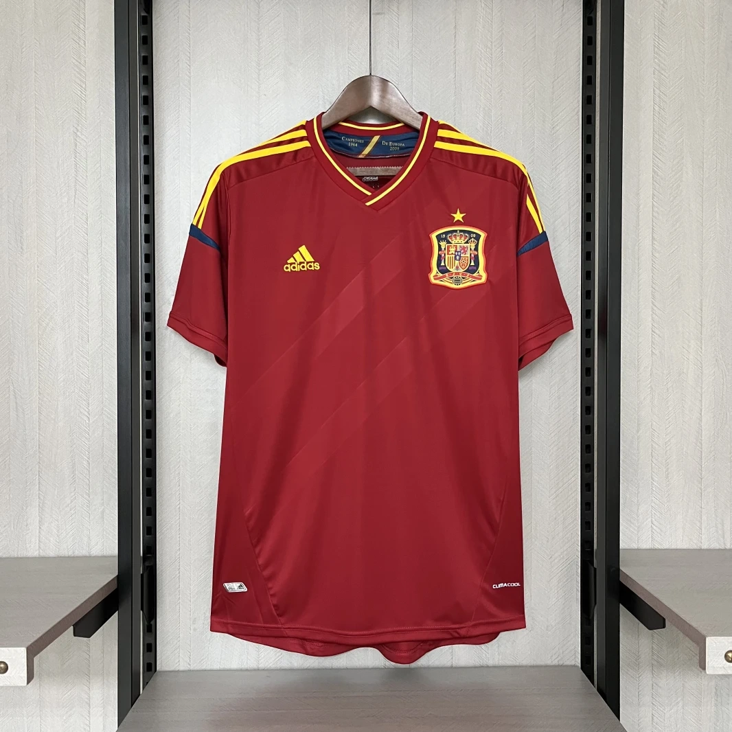 Retro Spain 2012 Home football jersey retro