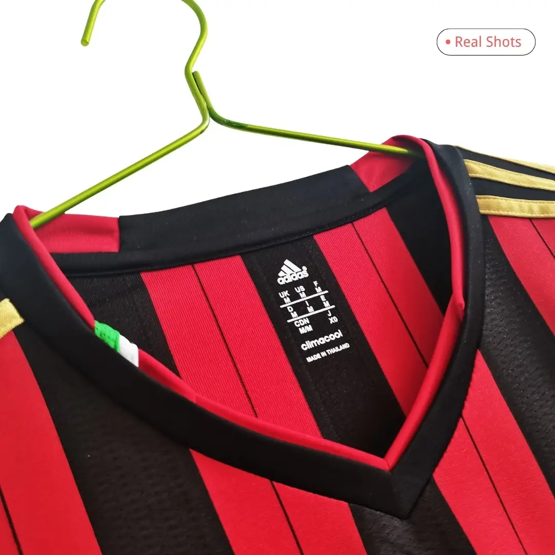 KAKA' #22 Retro AC Milan 2013/14 Home Long Sleeve UCL Jersey
