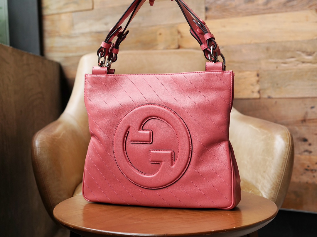 GUCCI BLONDIE SMALL TOTE BAG-Pink-751518