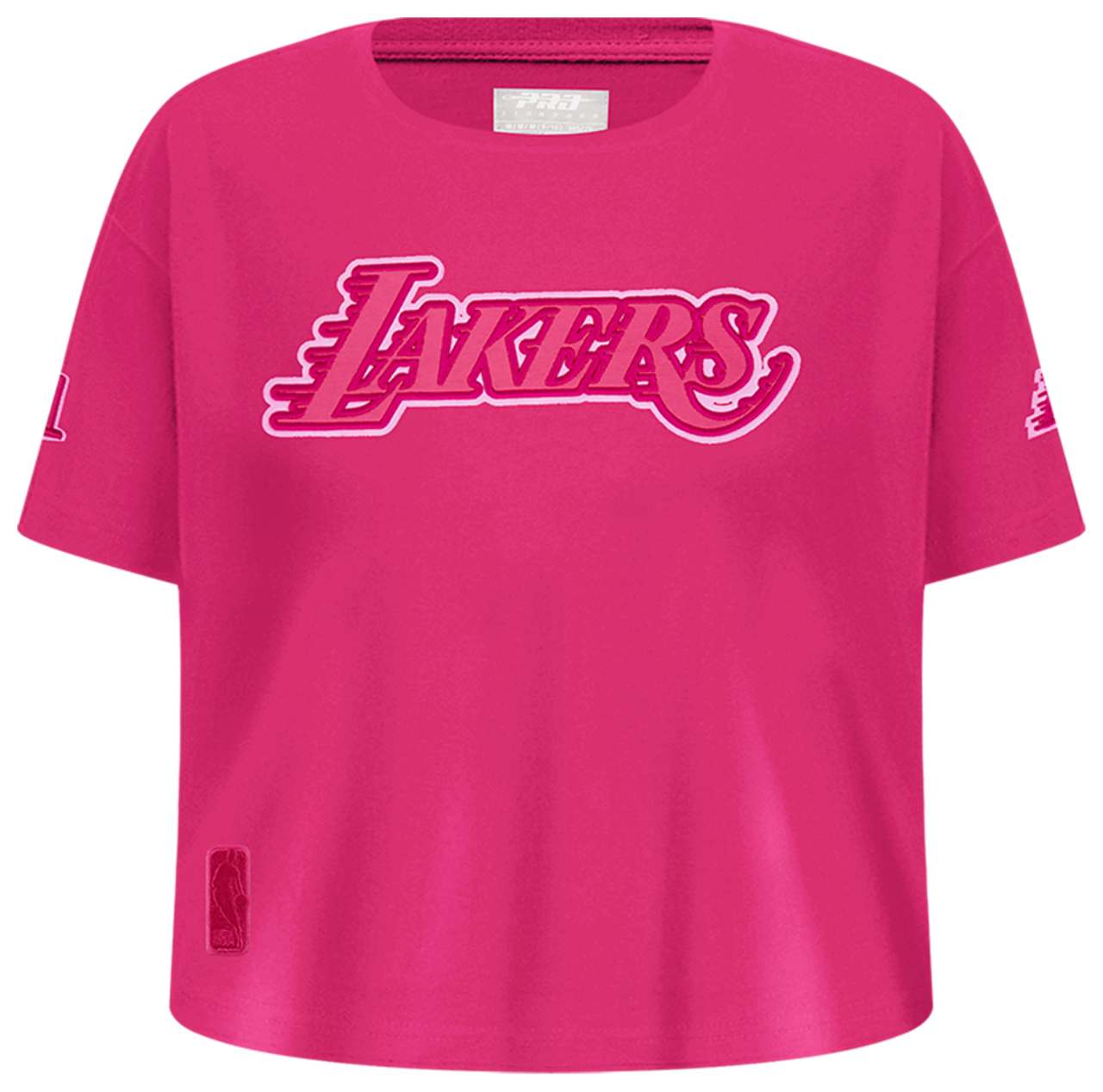 Pro Standard Los Angeles Lakers Triple Pink Ss Boxy Tee