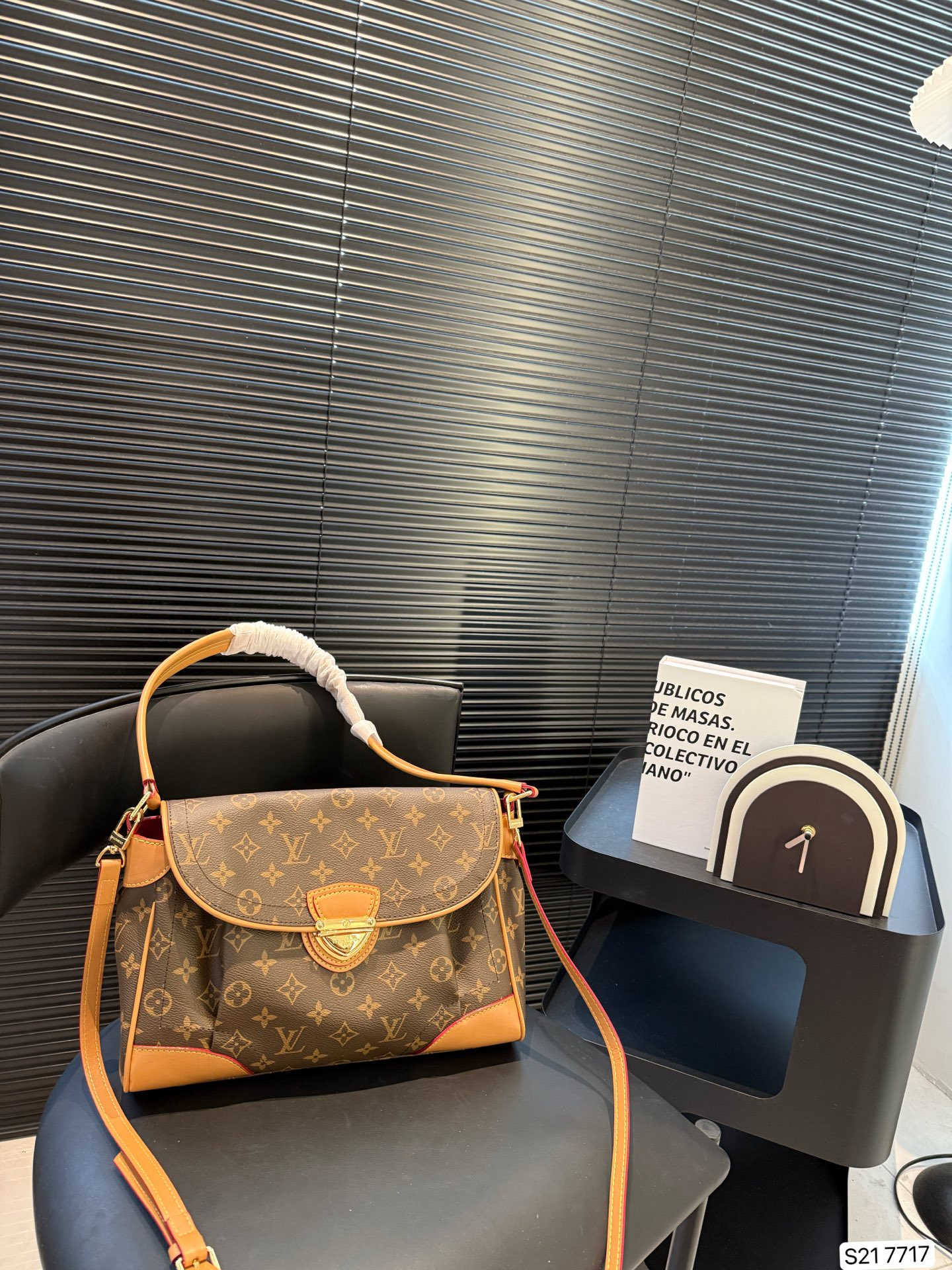 Louis Vuitton X Takashi Murakami Beverly in Multicolor White