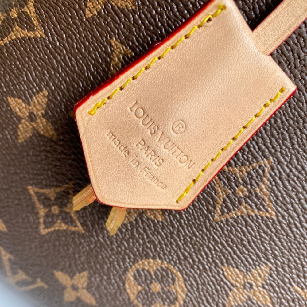 Louis Vuitton Montaigne BB Monogram Coated Canvas Brown 29Cm M41055