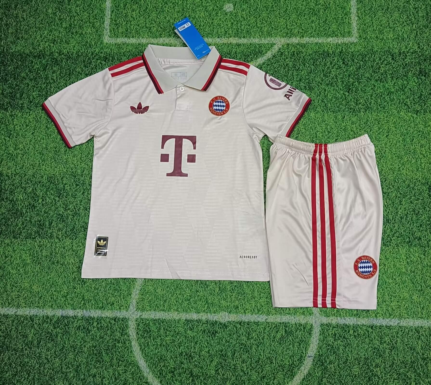 2024/2025 Kids Size Bayern Munich Third Away Football Jersey 1:1 Thai Quality