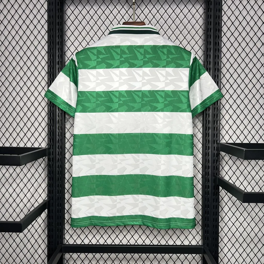 retro 1989-91 Celtic FC Home football jersey retro