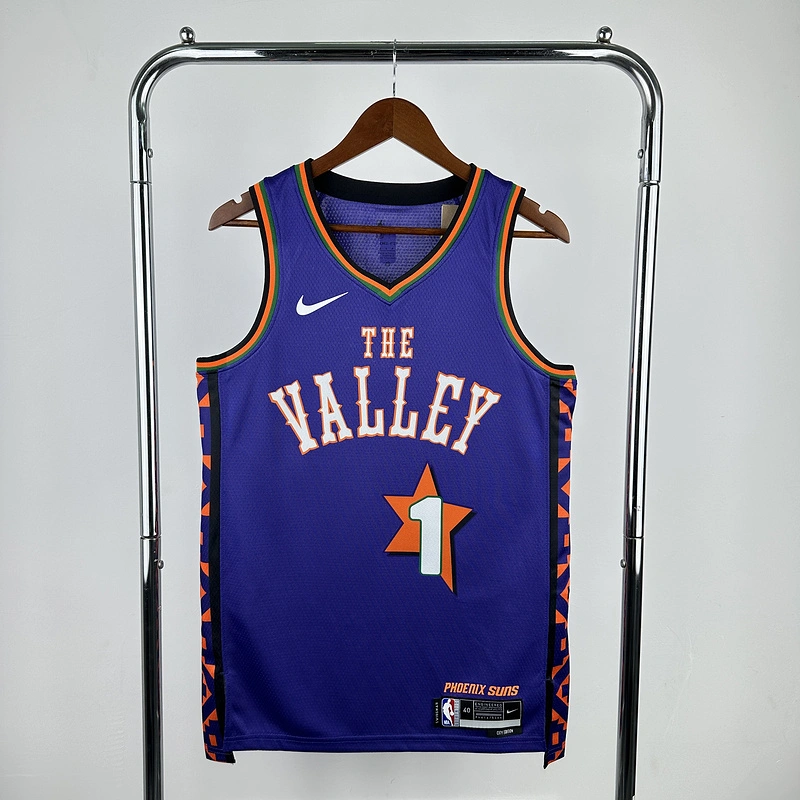2025 NBA Phoenix Suns 1 BOOKER Basketball Jersey