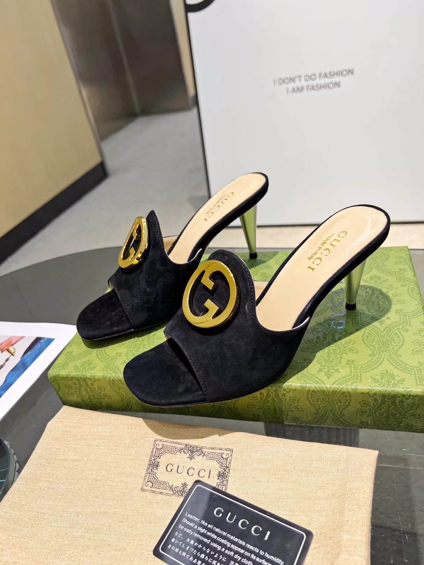 Gucci Blondie Slide Sandal Black