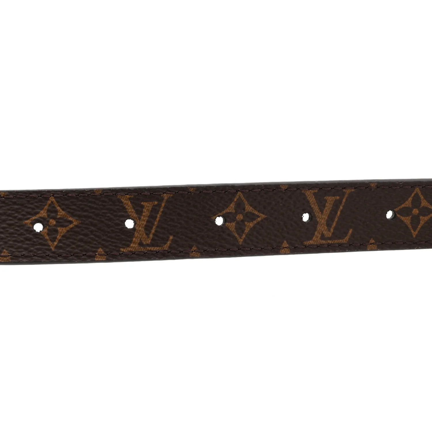 Calfskin Monogram 20mm LV Initiales Reversible Belt 65 26 Black